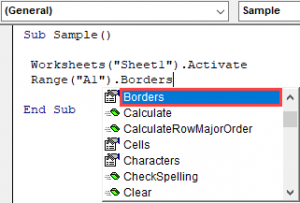 VBA Borders | How to Use Border in Excel VBA (Excel Template)