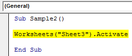 VBA Clear Contents Example 3-3