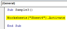 VBA Clear Contents Example 4-3