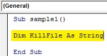 VBA Delete Example 2.2