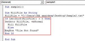 VBA Delete File | How to Delete File Using VBA with examples?