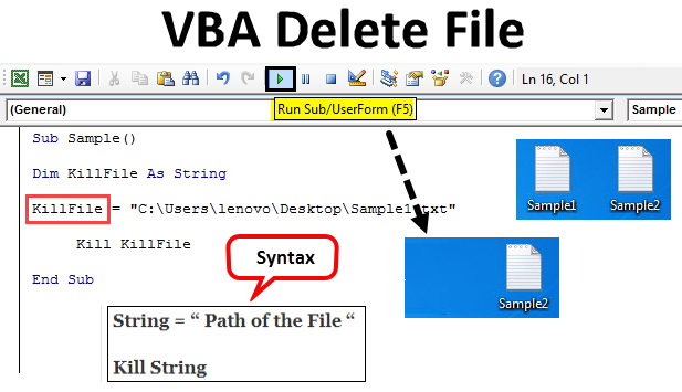 VBA Delete File