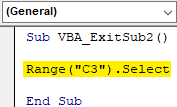 VBA Example sub 2.2