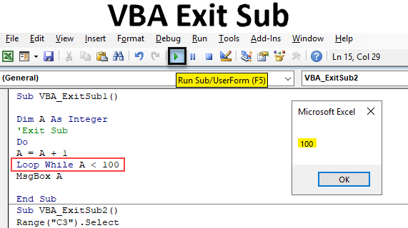 excel vba on error exit