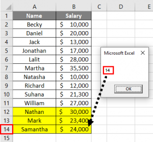 VBA Last Row | How to Find Last used Row in Column Using VBA?