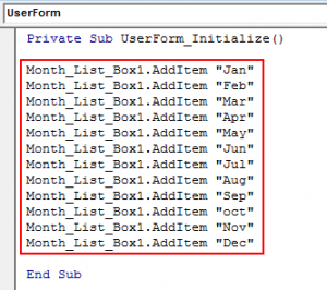 VBA List Box | How To Create List Box In Excel VBA?