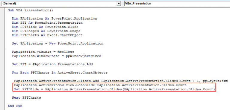 powerpoint vba active presentation