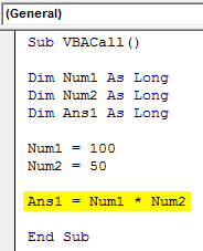VBA Sub Call Example 2-4