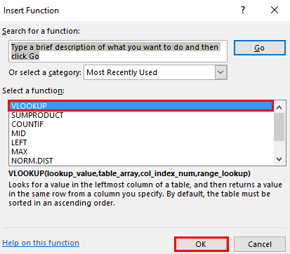 VLOOKUP Table array 4