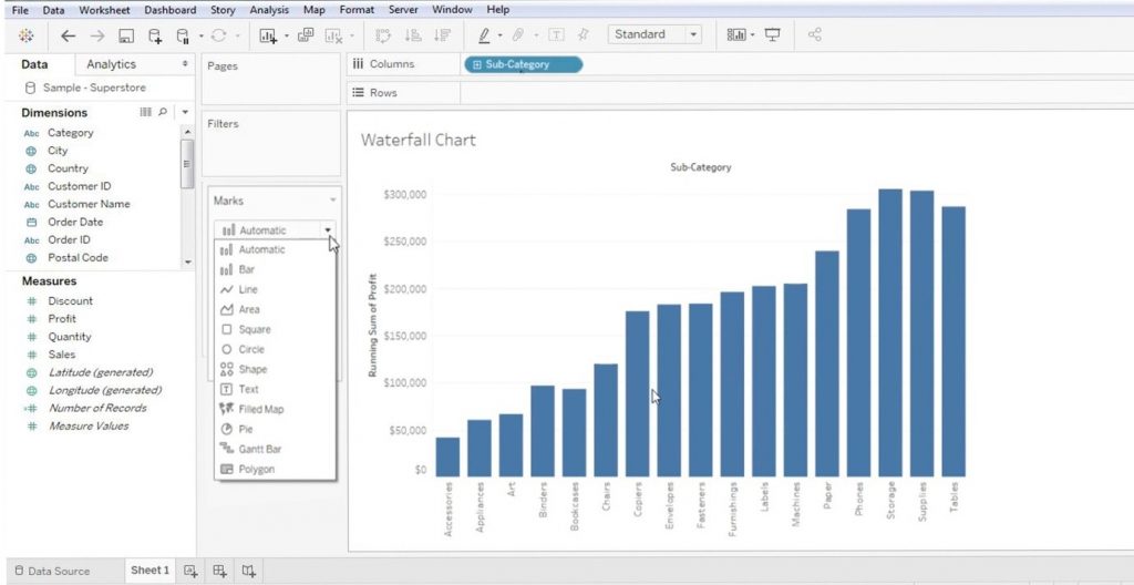 Waterfall Chart in Tableau Guide to Construct Waterfall Chart in Tableau