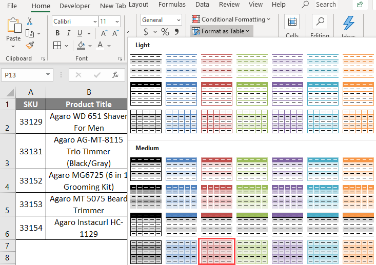 Alternate Row Color Excel How To Use Alternate Row Color Excel