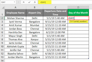 Day Formula in Excel | How to Use Excel Day Formula with Examples?