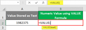 VALUE Formula in Excel | How to Use VALUE Formula in Excel?