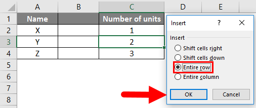 Select Entire Row