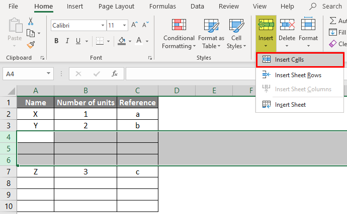how to Add cells in Excel 4.2