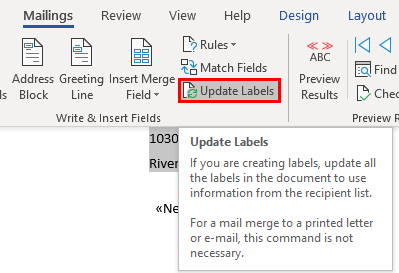 how to use microsoft excel for address labels