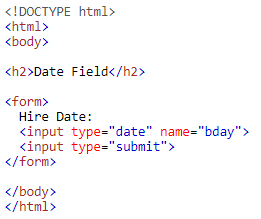 Input data type