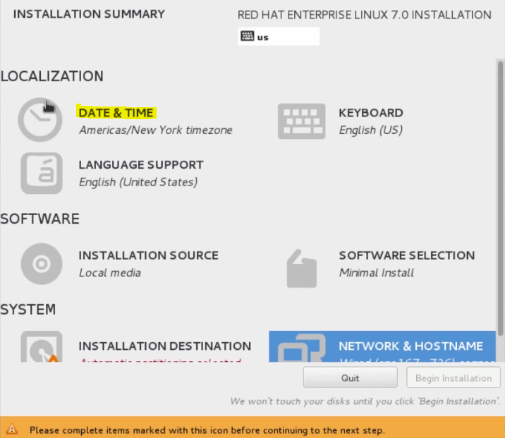 Install Unix 22