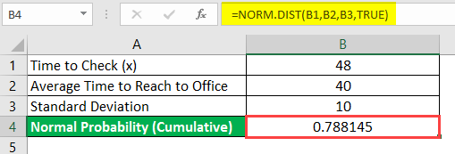 norm dist excel example 1-7