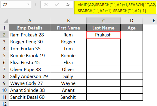 opposite in excel 3-2