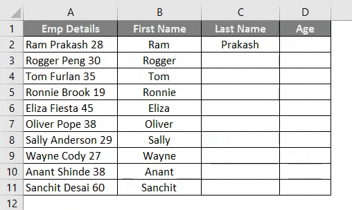 opposite in excel 3-4