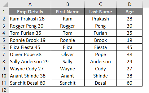 opposite in excel 3-6