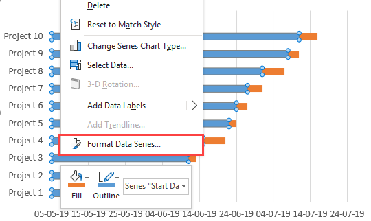 project in excel 1