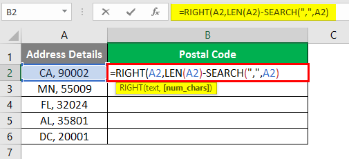 right formula example 2-5