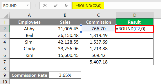 round example 6-4