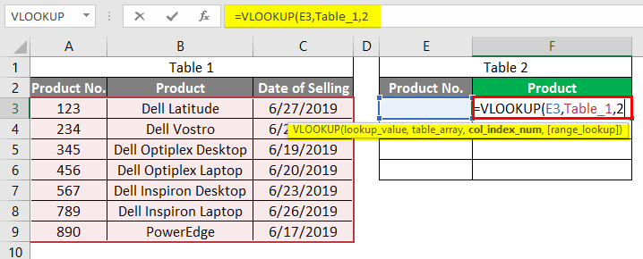 vlookup 3