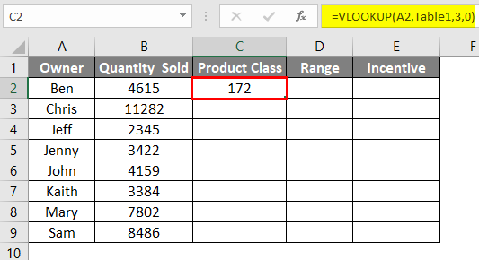 vlookup array table 7