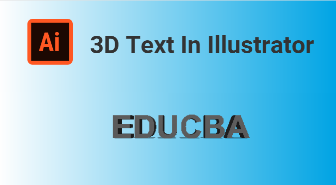 3D Text In Illustrator | How to Create 3D Text With & Without Using ...