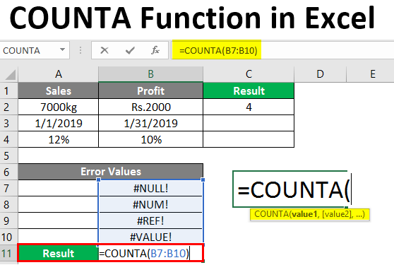 COUNTA Function in Excel | How to Use COUNTA Function in Excel?