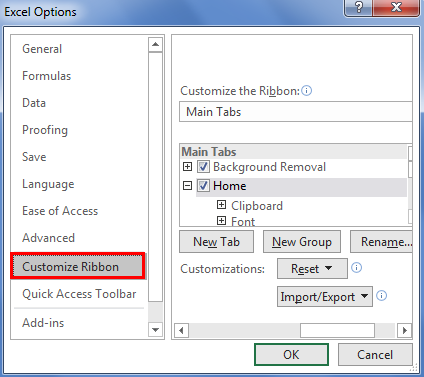 Checklist in Excel 2.1