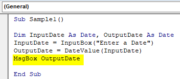 Datevalue Example 2.5