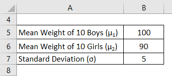 Effect Size Formula Example 1-1