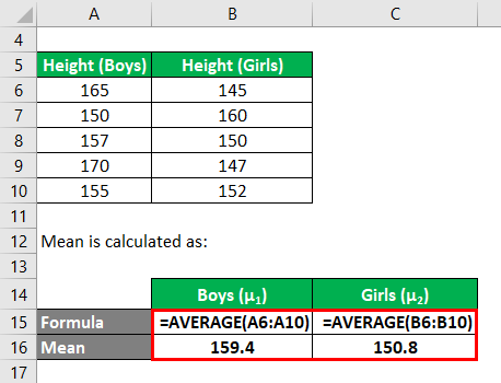 Effect Size Formula Example 2-2