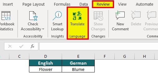 How To Translate Text In Excel With