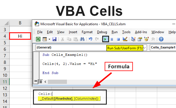  VBA Cells How To Use VBA Cells Reference Property 