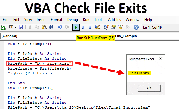 Dir exists. Vba файл. Форматы в vba. Vba описание. File_exists.