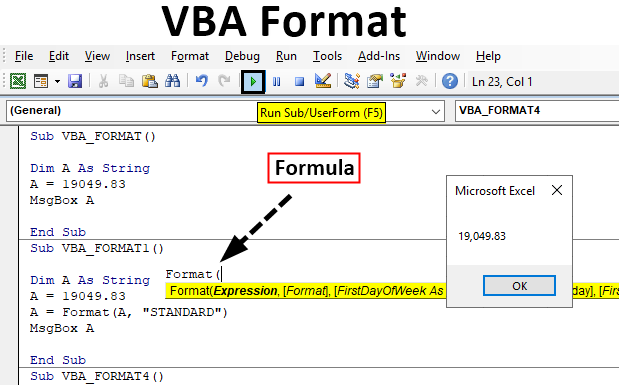 VBA Format | How to Use VBA Format in Excel with Examples