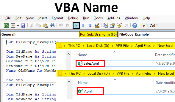 Name In Vba