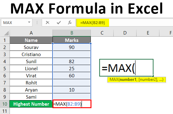 Como Sacar El Max En Excel - Image to u