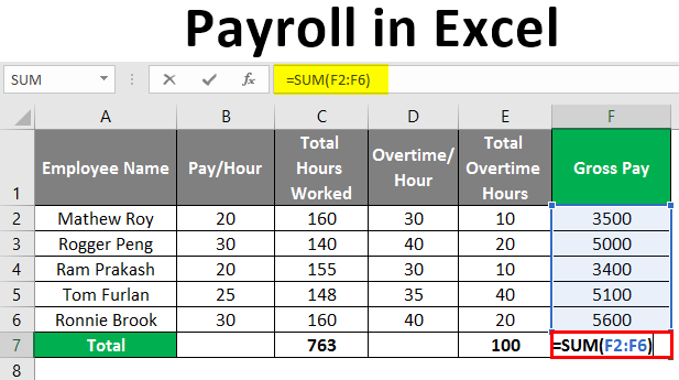 payroll software free download in excel