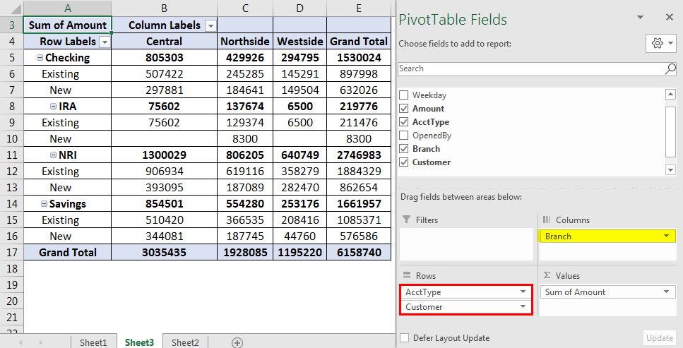 How To Combine Two Sets Of Data In A Pivot Table - Printable Timeline ...