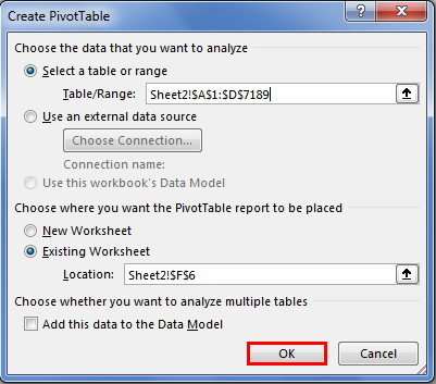 Pivot Table Filter 1.3