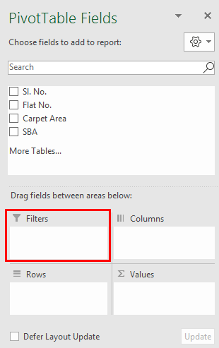 Pivot Table Filter 1.4