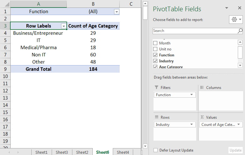 Pivot Table Filter 3.2