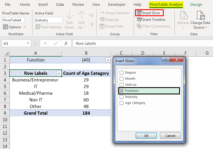 Pivot Table Filter 3.3