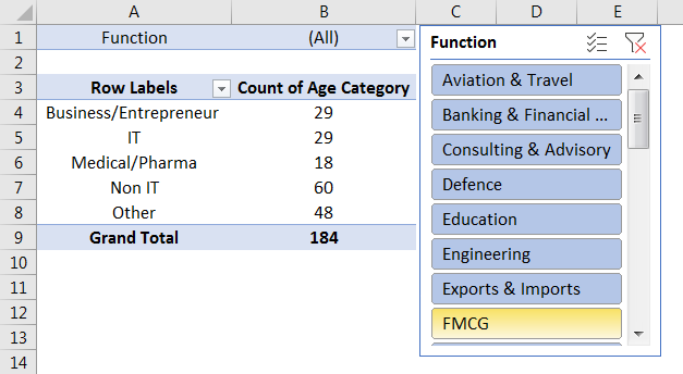 Pivot Table Filter 3.4